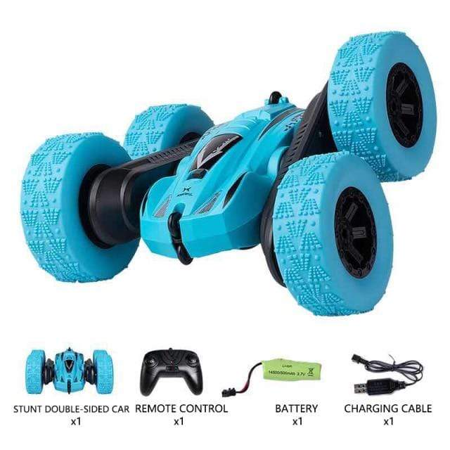 RC Cars DIYOS™ 360° RC Stunt Car Blue - DiyosWorld