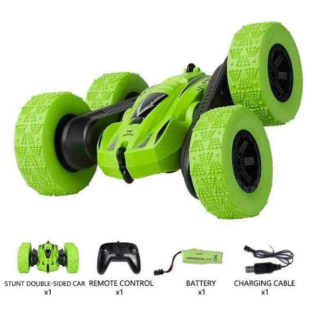 RC Cars DIYOS™ 360° RC Stunt Car Green - DiyosWorld