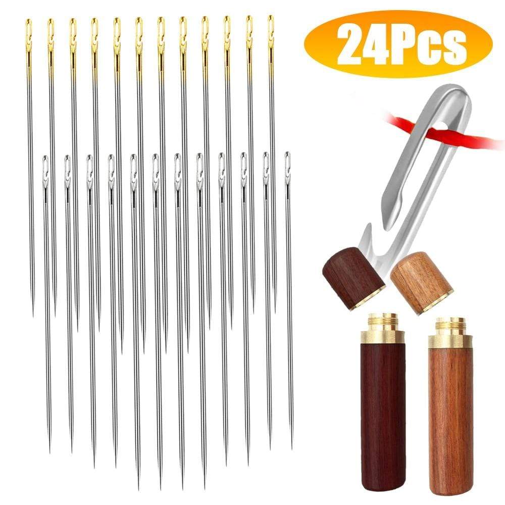 Sewing Needles 24 Pcs Threading Set - DiyosWorld