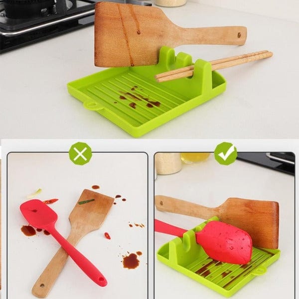 Spoon Rests & Pot Clips Multifunctional Silicone Utensil Rest [50% OFF Today] - DiyosWorld