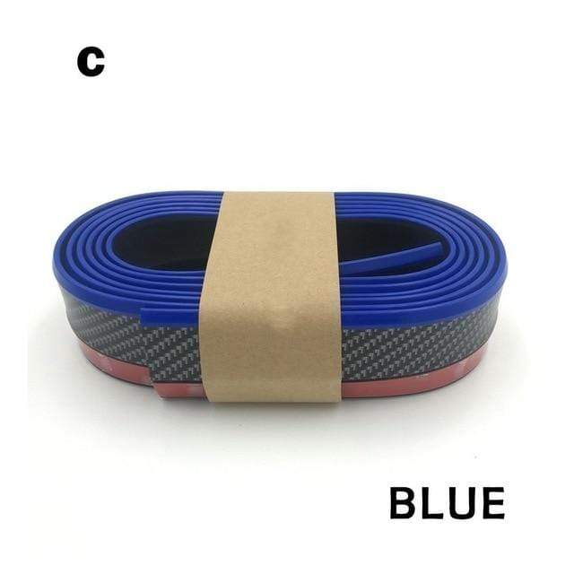 Styling Mouldings Car Bumper Protector C Blue - DiyosWorld