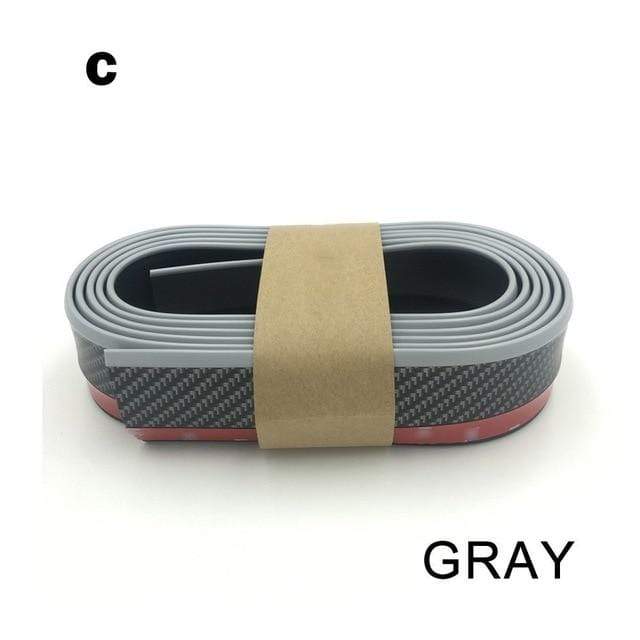 Styling Mouldings Car Bumper Protector C Gray - DiyosWorld