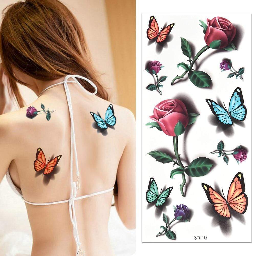 Temporary Tattoos DIYOS™ 3D Waterproof Tattoos - DiyosWorld