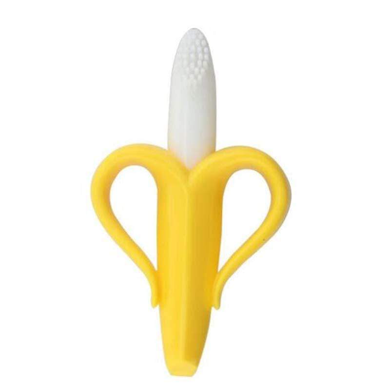 Toothbrushes Toddler's Banana Teether and Toothbrush - DiyosWorld