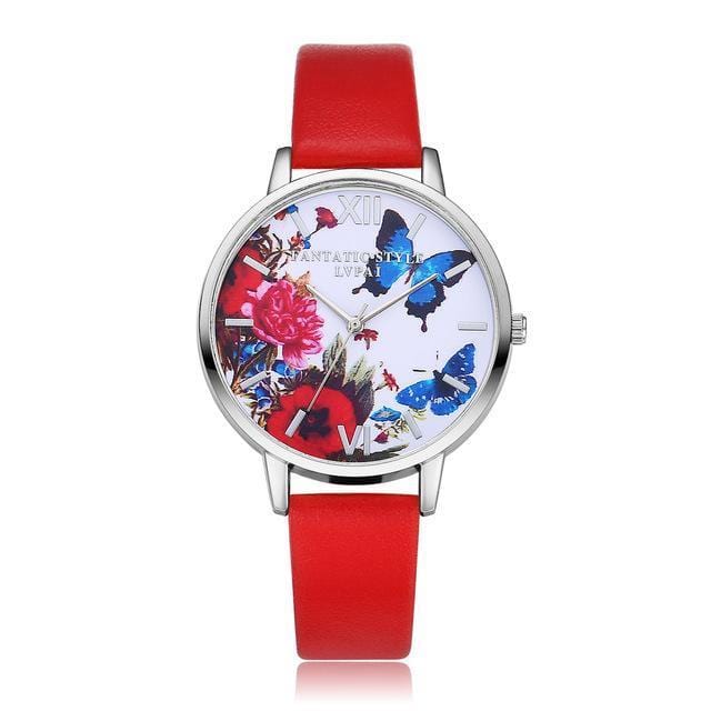 Watch Butterfly Watch Red - DiyosWorld